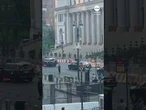 Trump motorcade arrives at NBA Finals in New York City