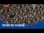 Actors recreate the battle of Berlin as part of Russia's anniversary celebrations