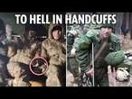 Moment Russian soldiers 'sent to front in handcuffs' and wounded ordered back into battle for Putin