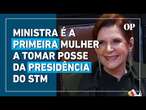 Ministra Maria Elizabeth Rocha é a primeira mulher a tomar posse do STM na história do tribunal