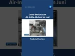 Beim Absturz der Air-India-Maschine kamen 260 Menschen ums Leben. #nachrichten #tagesschau #shorts