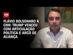 Flávio Bolsonaro à CNN: Trump venceu com articulação política e arco de aliança | CNN 360º