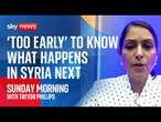 'Too early' to know what happens next after Syrian regime collapse - Patel