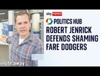 Shadow justice secretary confronts London Tube fare dodgers | Politics Hub