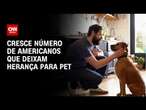 Cresce número de americanos que deixam herança para pet | LIVE CNN