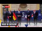 European defence ministers hold news conference after meeting on Ukraine