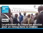 Le président du Ghana en mission au sein des pays de l'AES pour un retour dans la Cédéao