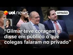 Gilmar Mendes teve coragem de dizer em público o que colegas falaram no privado sobre Fux |Dani Lima
