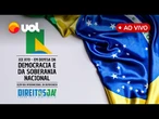Direitos Já! realiza ato em SP pela democracia, soberania nacional e contra interferência externa