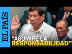 LA HAYA | Duterte manda un mensaje al pueblo filipino antes de ser entregado | EL PAÍS