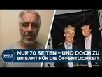 EPSTEIN-PROZESS: Richter in New York stoppt Aktenfreigabe trotz Trumps Transparenz-Versprechen