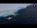 El iceberg más grande del mundo encalla tras años a la deriva desde la Antártida