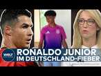 EM 2024: Cristiano Ronaldo Jr. überrascht im pinken Deutschlandtrikot! Ist das ein gutes Omen?