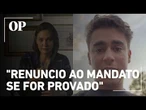 Nikolas Ferreira nega elo com vídeo de Michelle contra Flávio Bolsonaro e ameaça renunciar