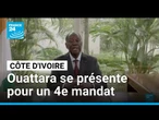 Présidentielle en Côte d'Ivoire : Ouattara se présente pour un quatrième mandat • FRANCE 24