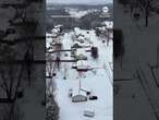 Bird's-eye view of Kentucky snow