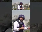 Syrian TV journalists are sent running for cover during live broadcast