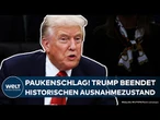 USA: Paukenschlag! Trump beendet historischen Ausnahmezustand! Die Auswirkungen sind gravierend!