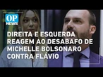 Direita e esquerda reagem ao desabafo de Michelle Bolsonaro contra Flávio | O POVO NEWS