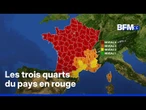 Canicule: 72 départements en vigilance rouge ce jeudi, un record