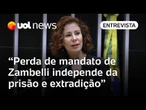 Perda de mandato de Zambelli pode ter desfecho mais rápido se vier do processo do TSE, diz professor