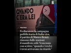 Campagna pubblicitaria di Renzi rimossa dalle stazioni