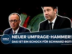 DEUTSCHLAND: Schock für Union und SPD! Keine Mehrheit! Neue Umfrage zeigt dramatischen Absturz!