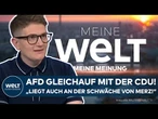 MEINE MEINUNG: AfD zieht mit CDU gleich – "Friedrich Merz wird zwischen links und rechts zerrieben"