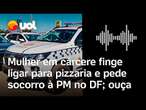 Mulher em cárcere por três dias finge ligar para pizzaria e pede socorro à PM no DF; ouça áudio