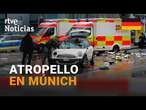 ALEMANIA: Un ATROPELLO MÚLTIPLE en MÚNICH deja 15 personas HERIDAS | RTVE Noticias