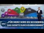 BUNDESTAG: Knappe Kiste für Merz' Migrationsplan! Auf die Stimmen dieser Parteien ist er angewiesen