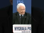 Kaczyński: to było trudne zwycięstwo, ale musimy działać dalej ku ostatecznemu zwycięstwu.