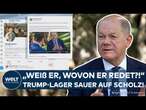 US-WAHLEN: Kanzler Scholz lobt Joe Bidens Präsidentschaft - Trump-Unterstützer kritisieren Äußerung!