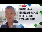 Hamas official says hostage and prisoner lists exchanged