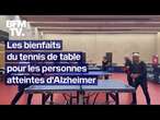 Des cours de ping-pong proposés à des personnes atteintes d'Alzheimer