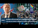 AFD-PARTEITAG IN ERFURT: Gewerkschaften und Linke mobilisieren zum Protest – Krawalle befürchtet
