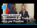 L'émissaire de Trump, Steve Witkoff, reçu par Vladimir Poutine à Moscou • FRANCE 24