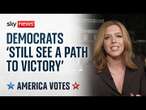 Democrat campaign staff urged to stay patient amid Trump surge | US Election 2024