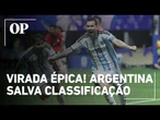 Messi acorda a Argentina e evita vexame histórico na Copa