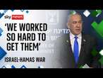 Israeli prime minister Benjamin Netanyahu speaks on Hamas hostages killed in Gaza