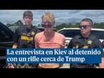 La entrevista en Kiev hace al detenido cerca de Trump con un rifle: 