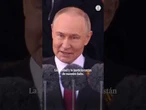 Putin justifica la guerra: "Rusia será una barrera para el nazismo, la rusofobia y el antisemitismo"