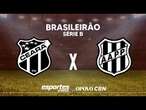 CEARÁ X PONTE PRETA AO VIVO | 31ª RODADA BRASILEIRÃO SÉRIE B DIRETO DA ARENA CASTELÃO