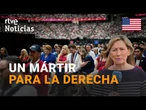 EE.UU.: TRUMP ARREMETE de nuevo CONTRA LA IZQUIERDA en su funeral | RTVE Noticias