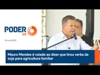 Mauro Mendes é vaiado ao dizer que tirou verba da soja para agricultura familiar