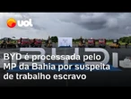MP do Trabalho da Bahia processa empresa chinesa BYD por suposto trabalho escravo e tráfico