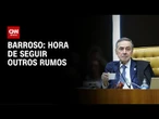 Hora de seguir outros rumos, diz Barroso em anúncio de aposentadoria | BASTIDORES CNN