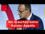 Wir brauchen keine Kanzler-Appelle, sondern eine Entfesselung
