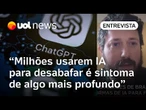 Terapia por IA já foi associada a aumento de suicídios; psicanalista alerta para tendência perigosa