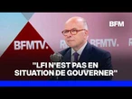 Bernard Cazeneuve estime que "le positionnement" de LFI peut "aider le RN à accéder au pouvoir"